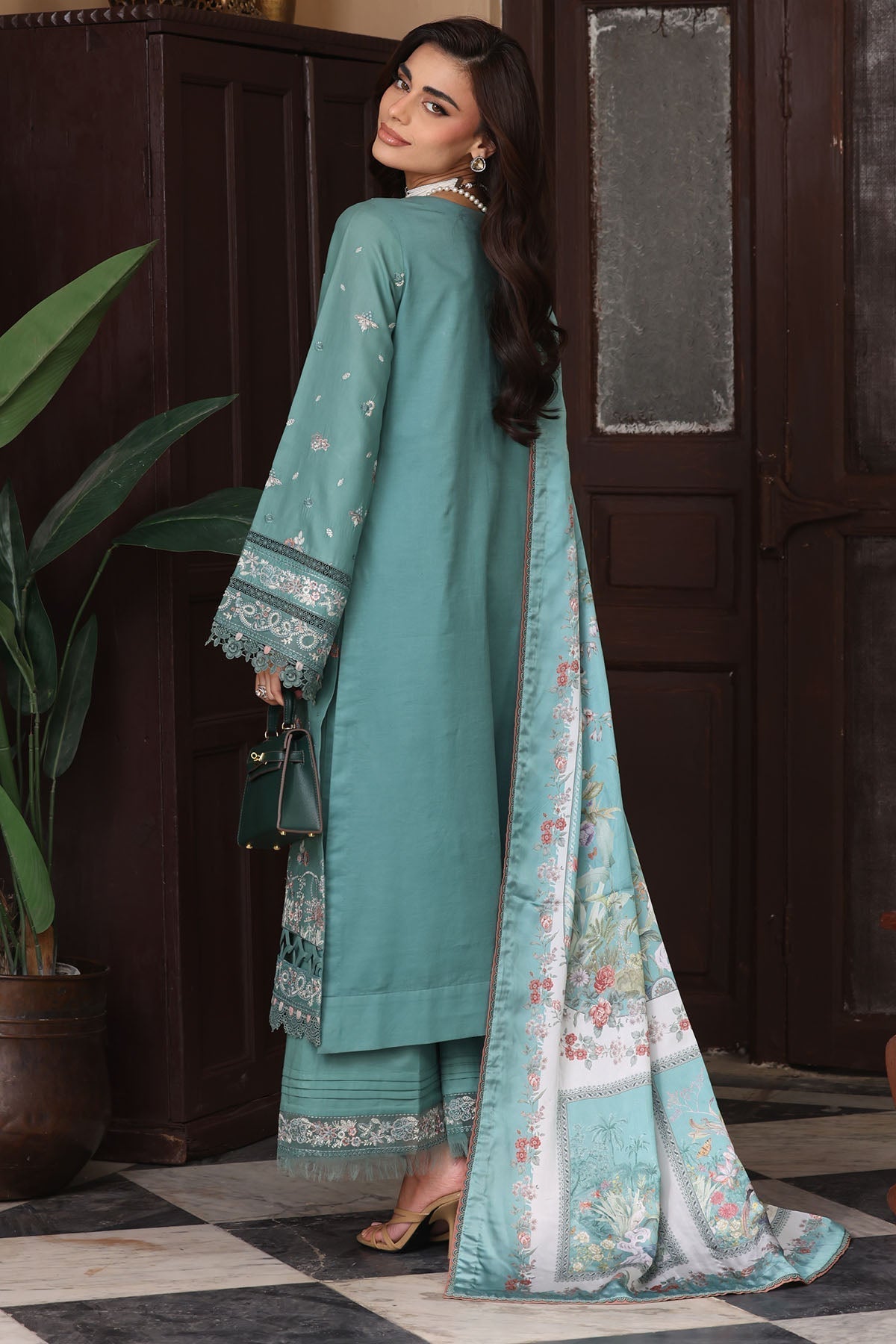 Motifz | Premium Lawn 26 | 5922-MIDNIGHT - House Of Hania
