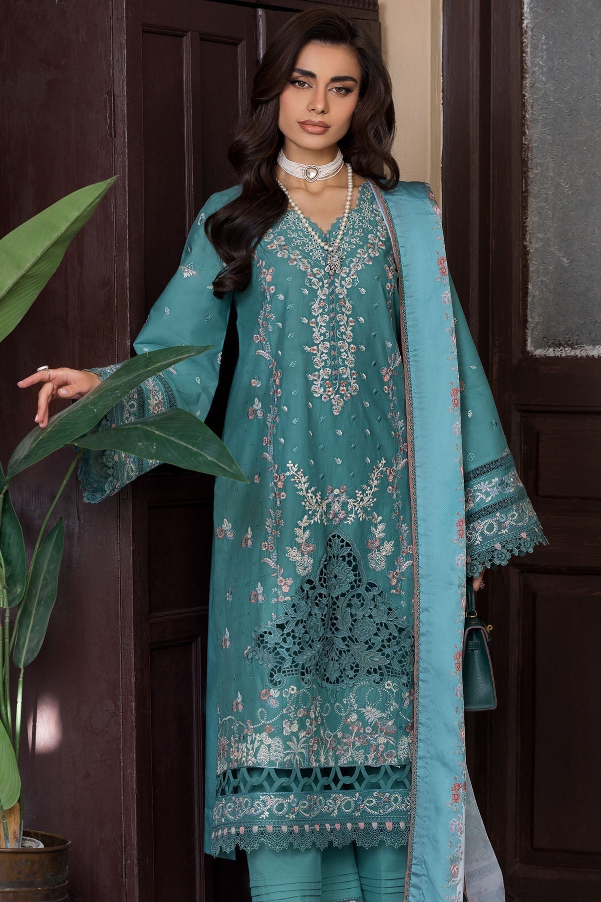 Motifz | Premium Lawn 26 | 5922-MIDNIGHT - House Of Hania