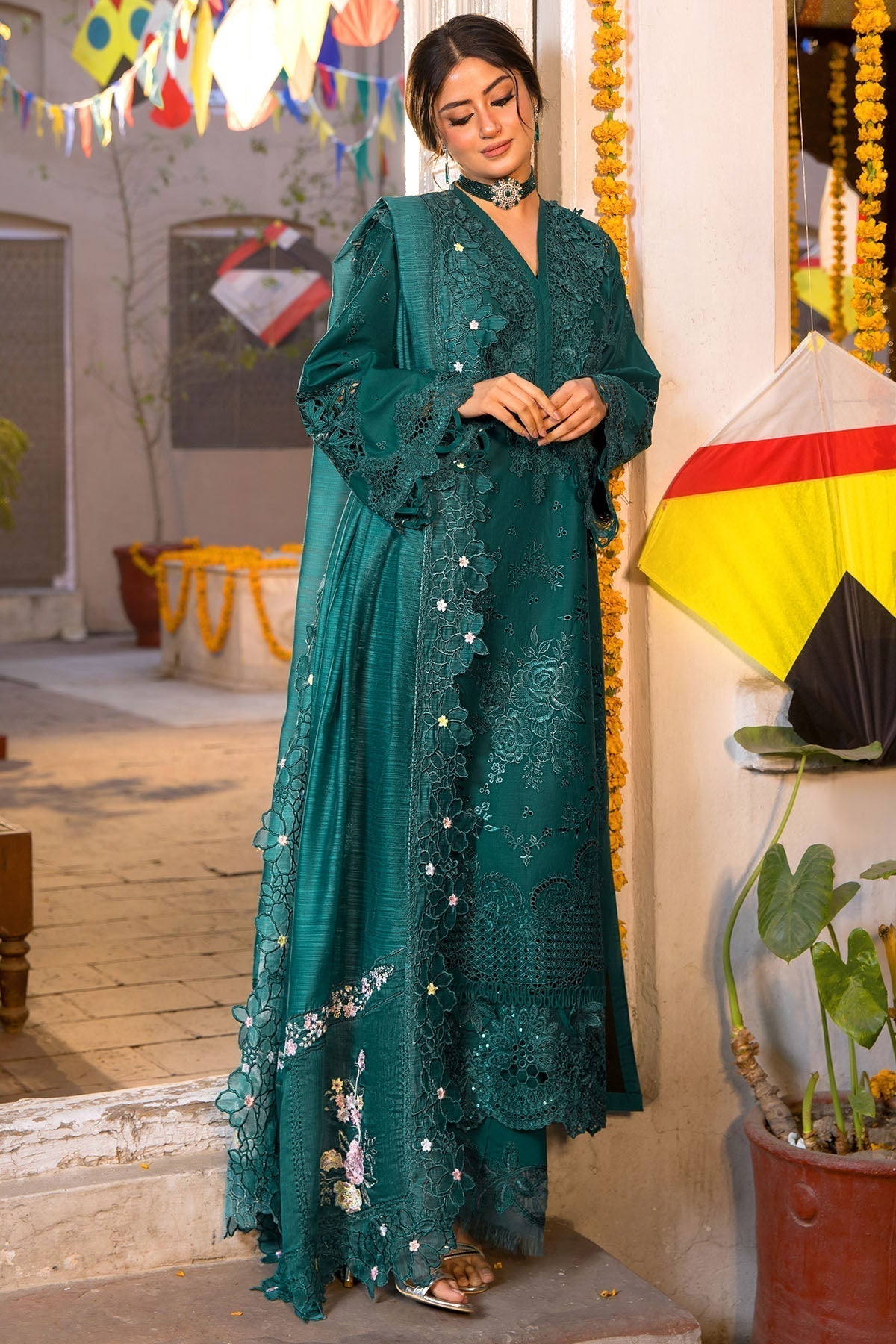 Motifz | Premium Lawn 26 | 5926-HUES - House Of Hania
