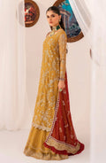 Maheer by Zarif Sequins Embroidered Net 3Pc Suit ZMU-04 MAHROO - House Of Hania