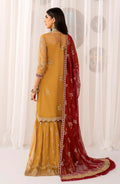Maheer by Zarif Sequins Embroidered Net 3Pc Suit ZMU-04 MAHROO - House Of Hania