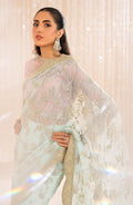 Maheer by Zarif Sequins Embroidered Net 3Pc Suit ZMU-06 ESME - House Of Hania