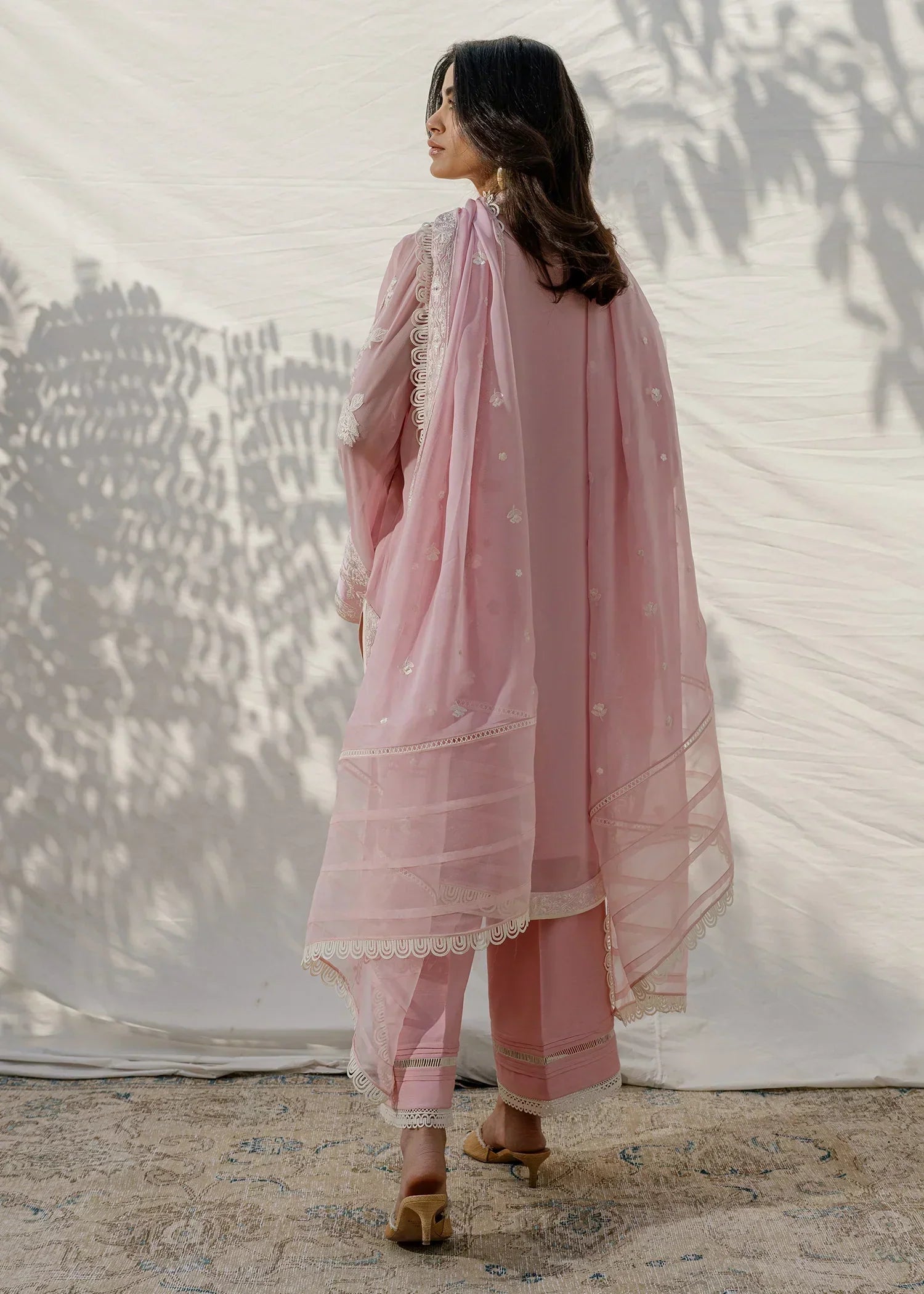 Mahgul | Eid Edit 2024 | Blush Coral - House Of Hania