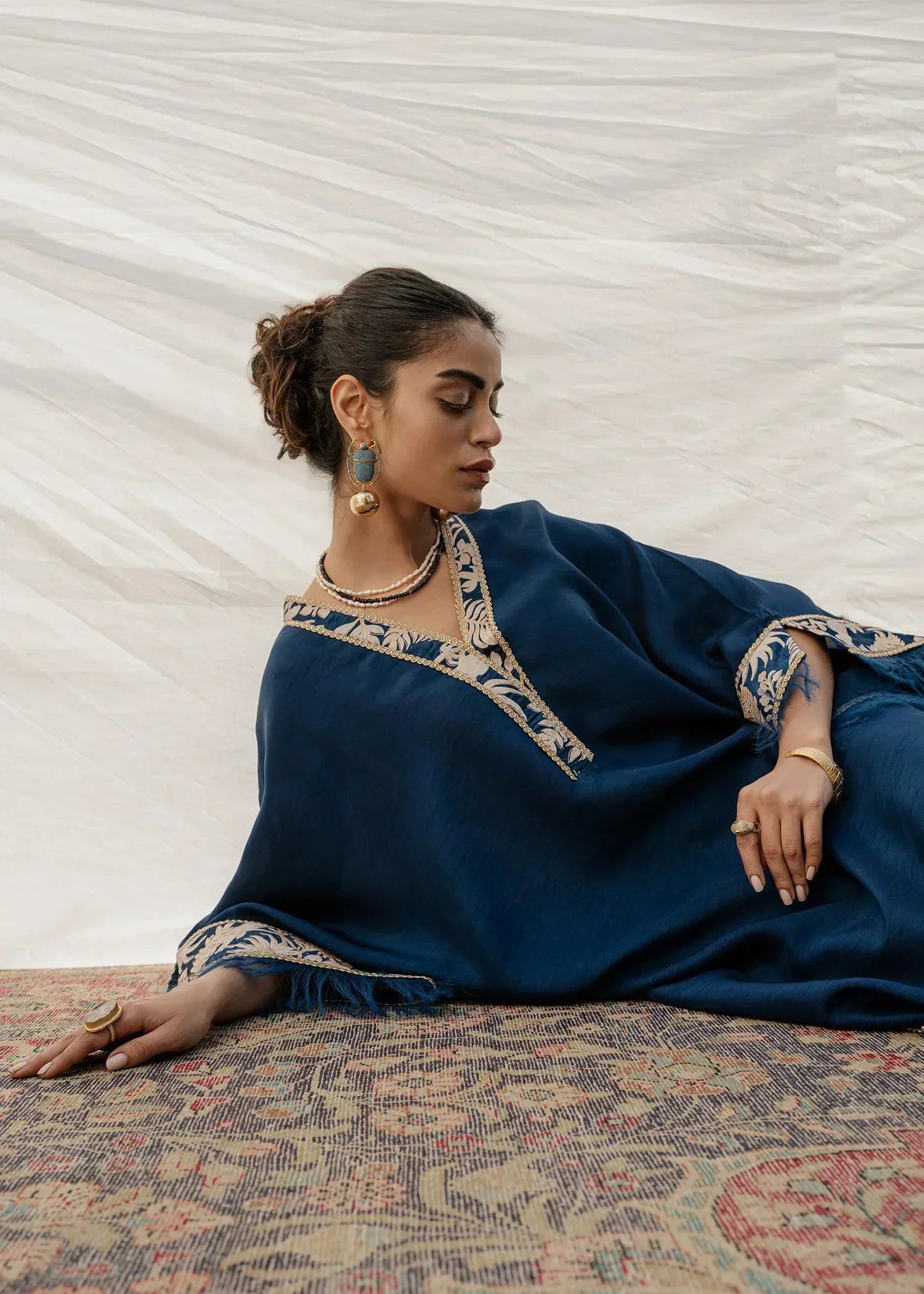 Mahgul | Eid Edit 2024 | Cobalt Sea - House Of Hania