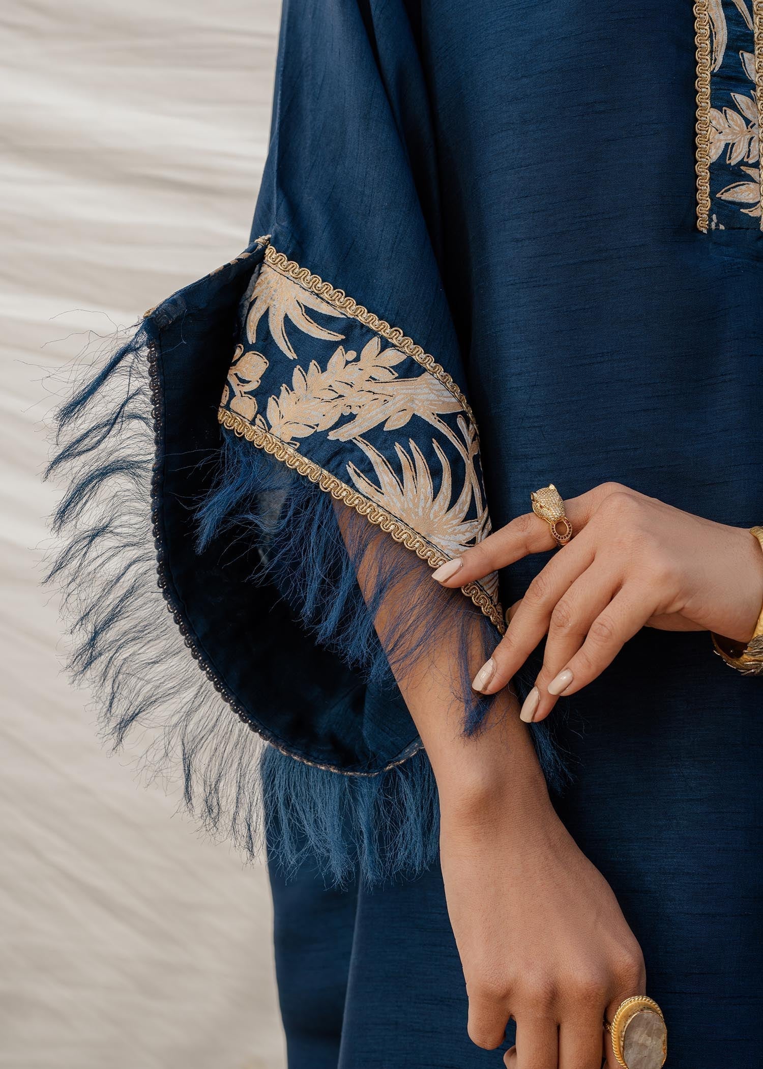 Mahgul | Eid Edit 2024 | Cobalt Sea - House Of Hania