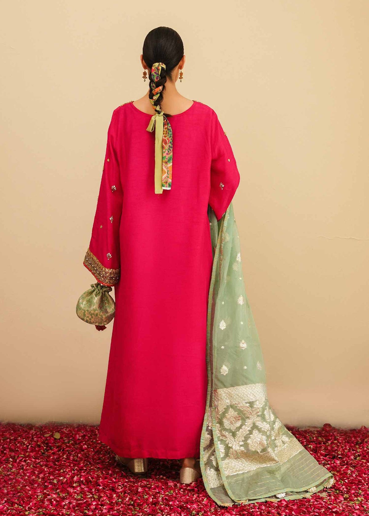 Mahgul | Eid Edit 2024 | Fuschia Rose - House Of Hania