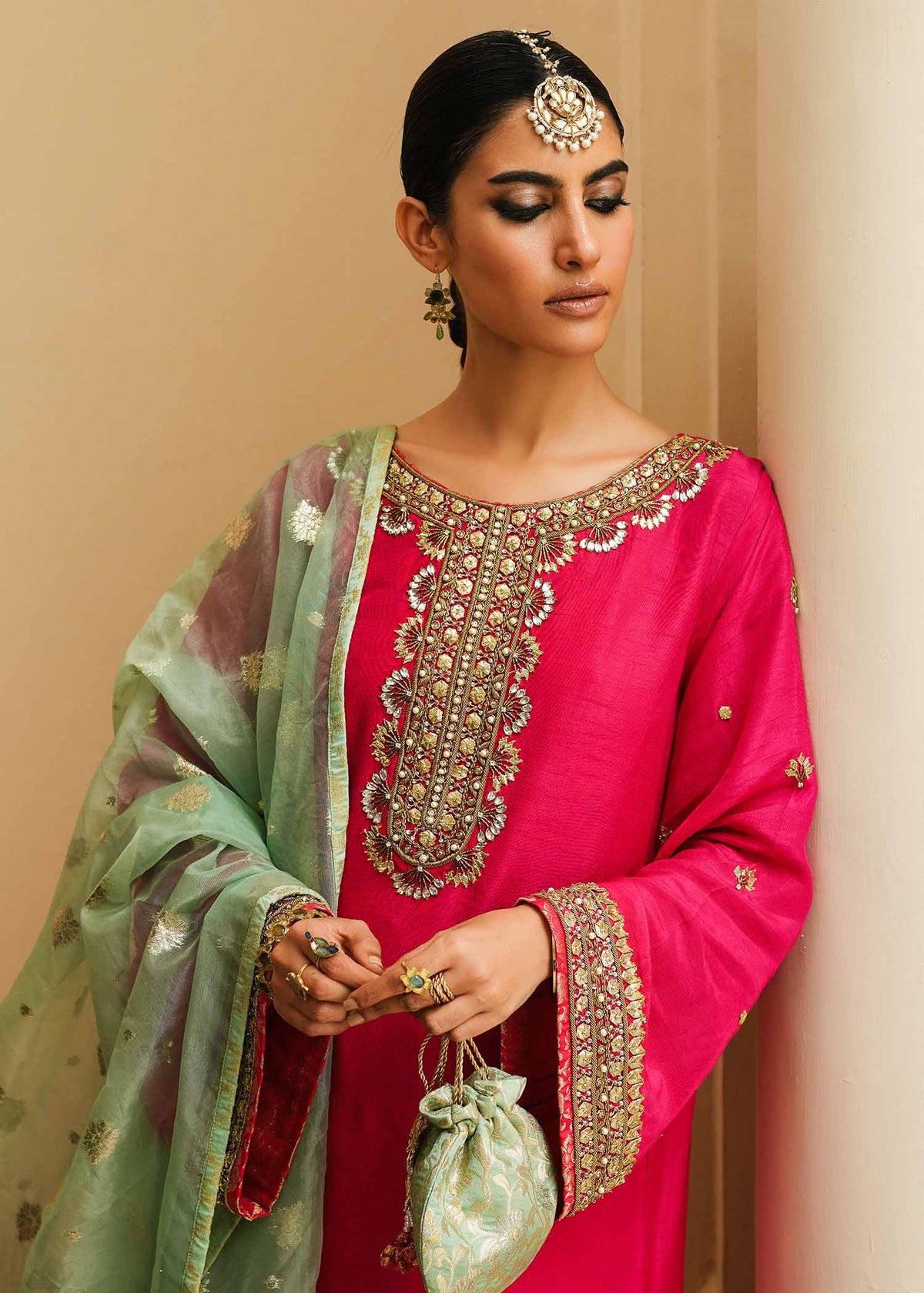 Mahgul | Eid Edit 2024 | Fuschia Rose - House Of Hania