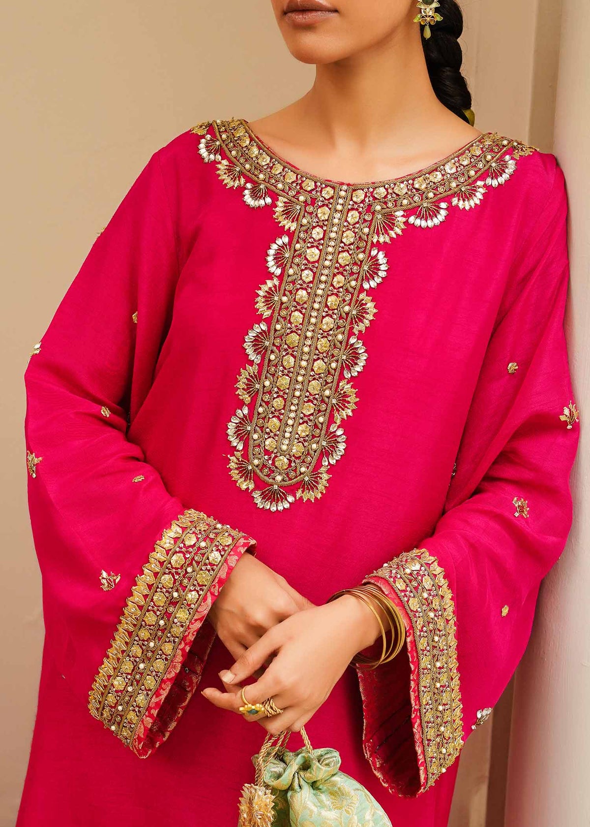 Mahgul | Eid Edit 2024 | Fuschia Rose - House Of Hania