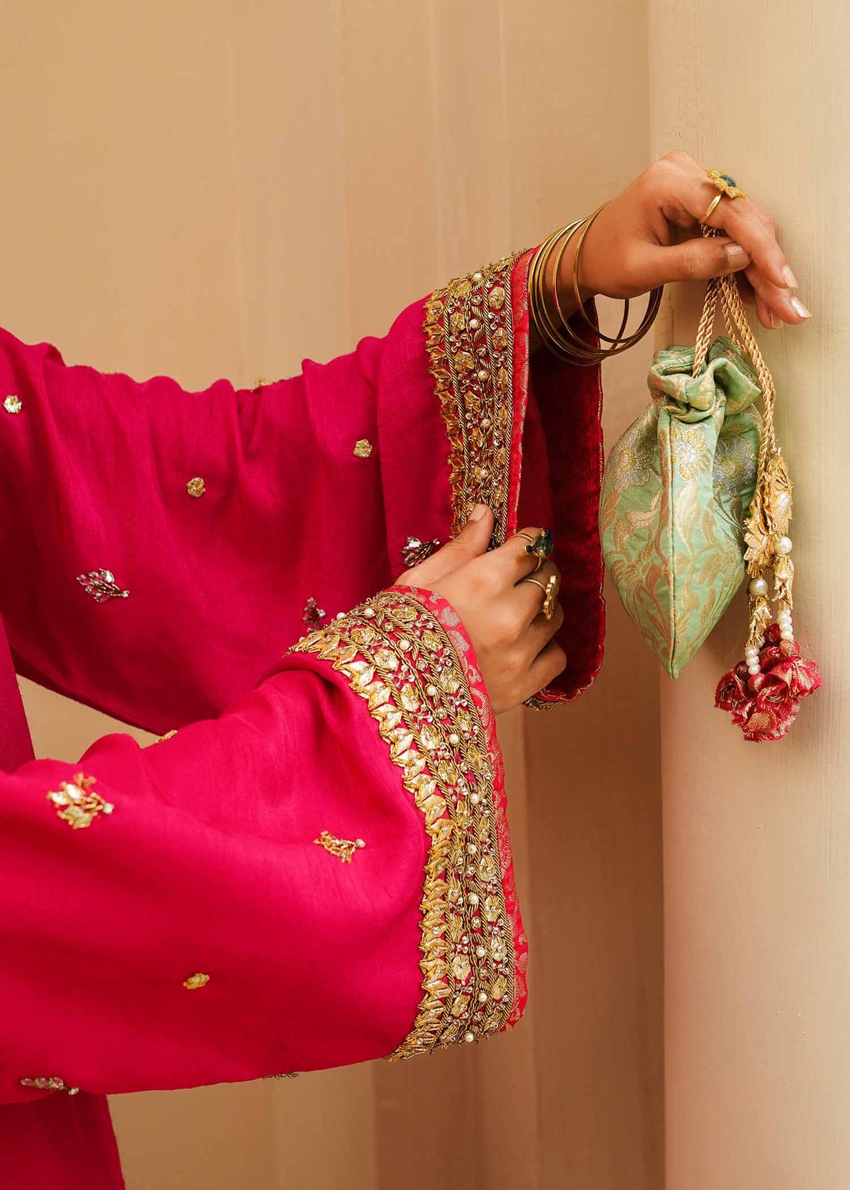 Mahgul | Eid Edit 2024 | Fuschia Rose - House Of Hania