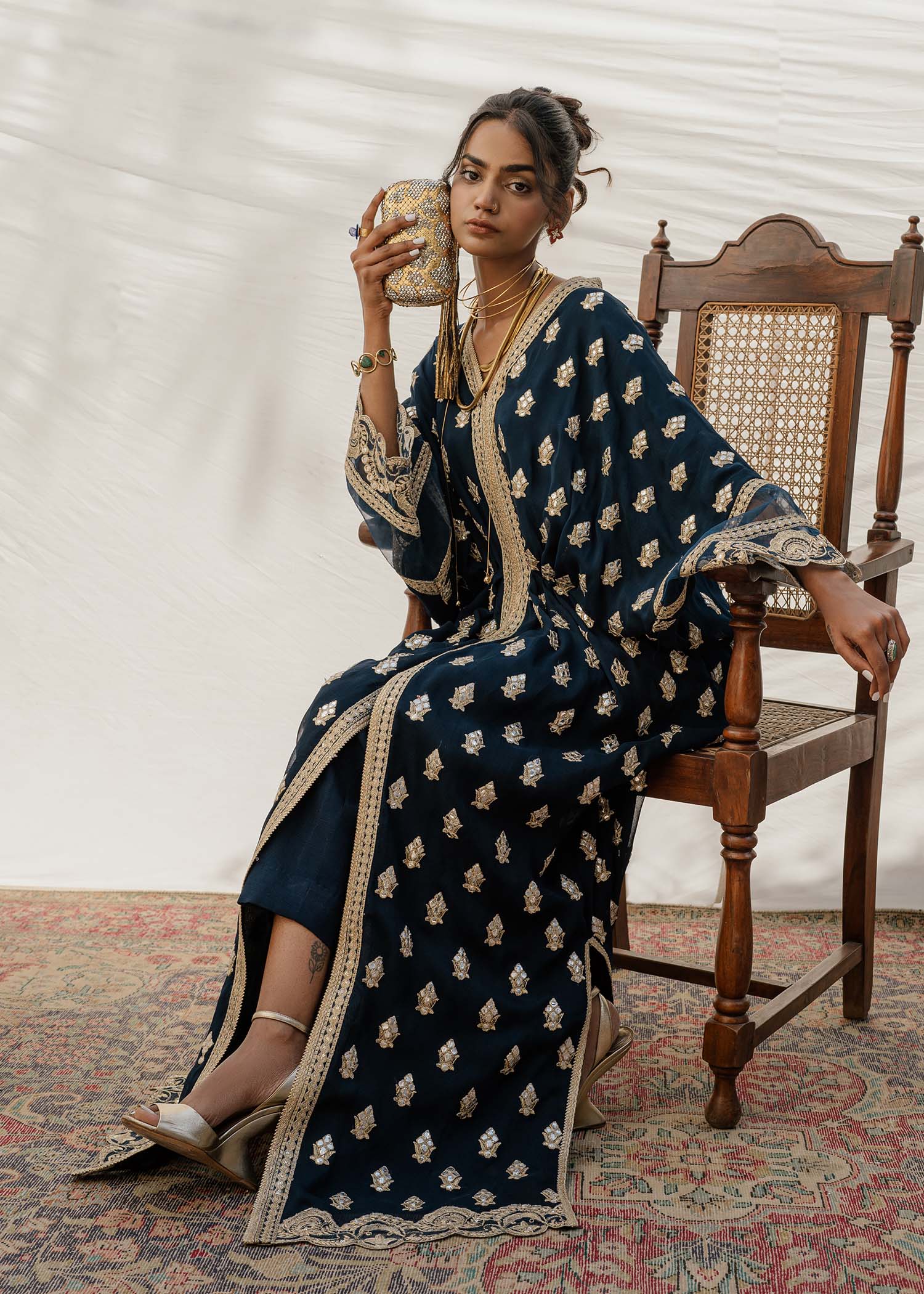Mahgul | Eid Edit 2024 | Indigo Mirror - House Of Hania