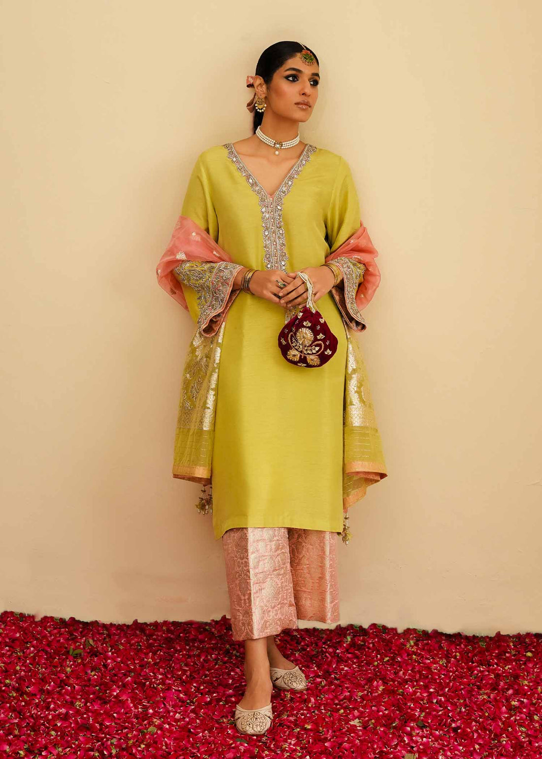 Mahgul | Eid Edit 2024 | Lemon Mint - House Of Hania