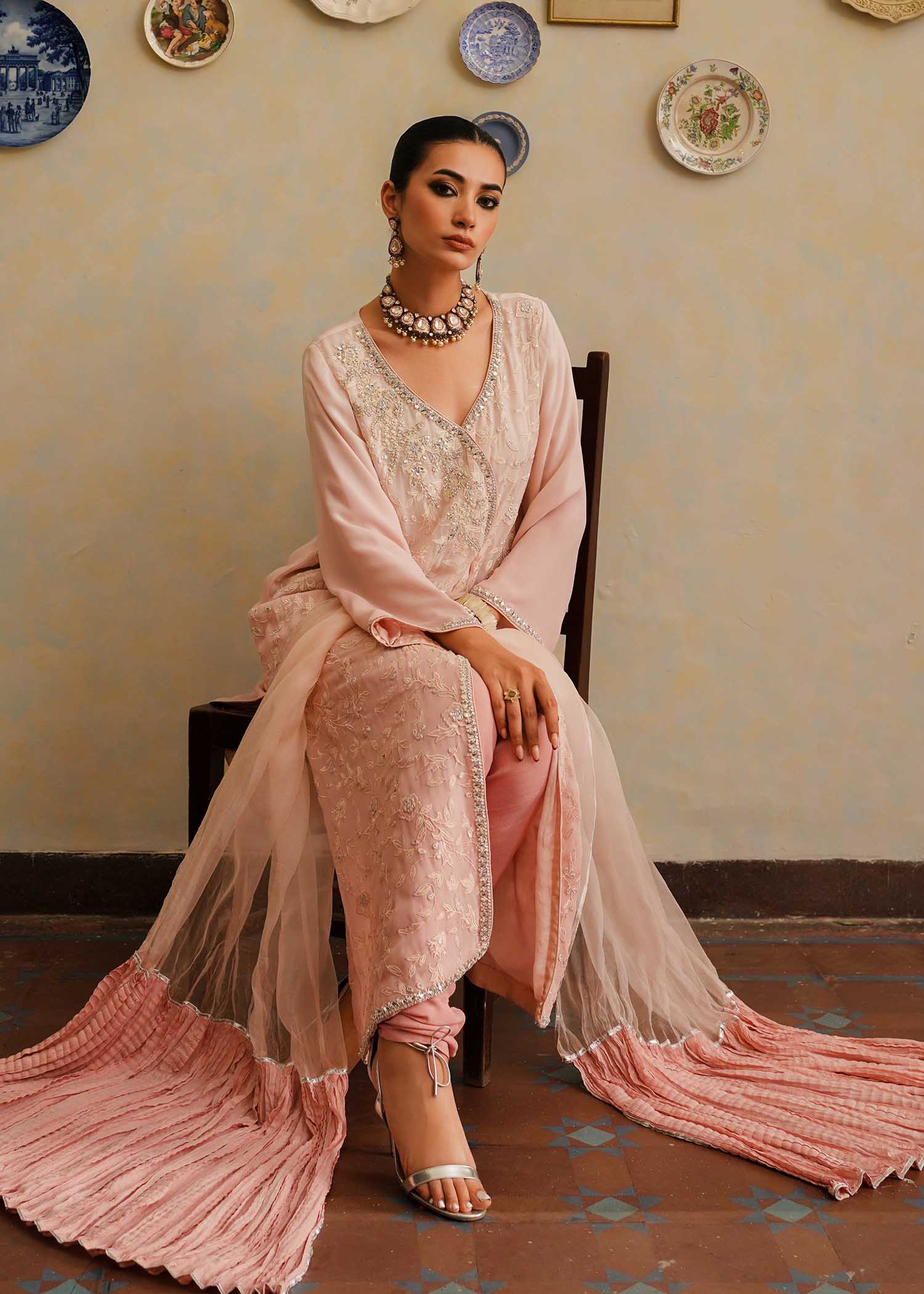 Mahgul | Eid Edit 2024 | Pink Shade - House Of Hania