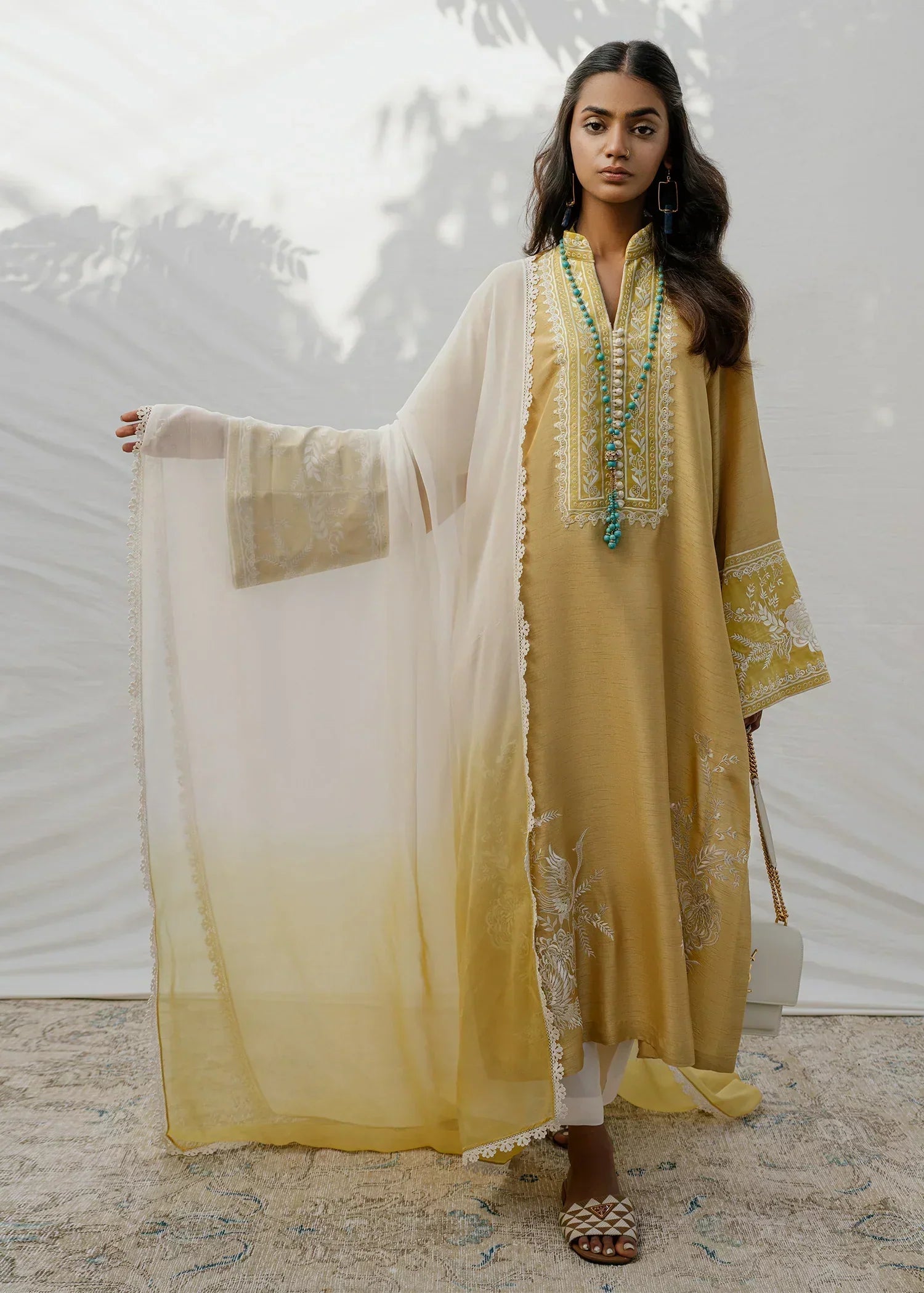 Mahgul | Eid Edit 2024 | Yellow Gold - House Of Hania