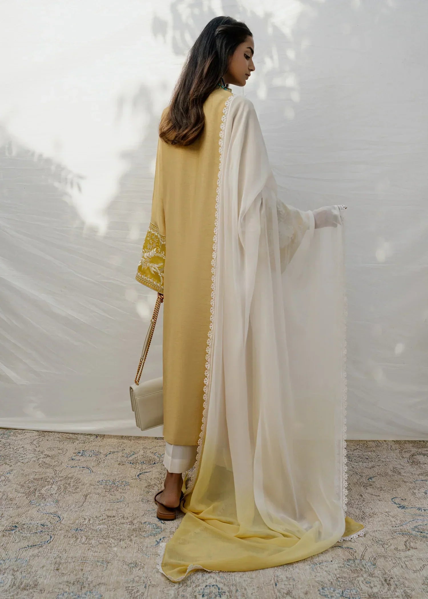 Mahgul | Eid Edit 2024 | Yellow Gold - House Of Hania
