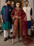 Mahnur | Mahrukh Luxury Lawn 24 | CARNATION - House Of Hania
