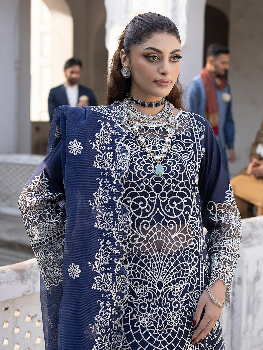 Mahnur | Mahrukh Luxury Lawn 24 | DUSK - House Of Hania