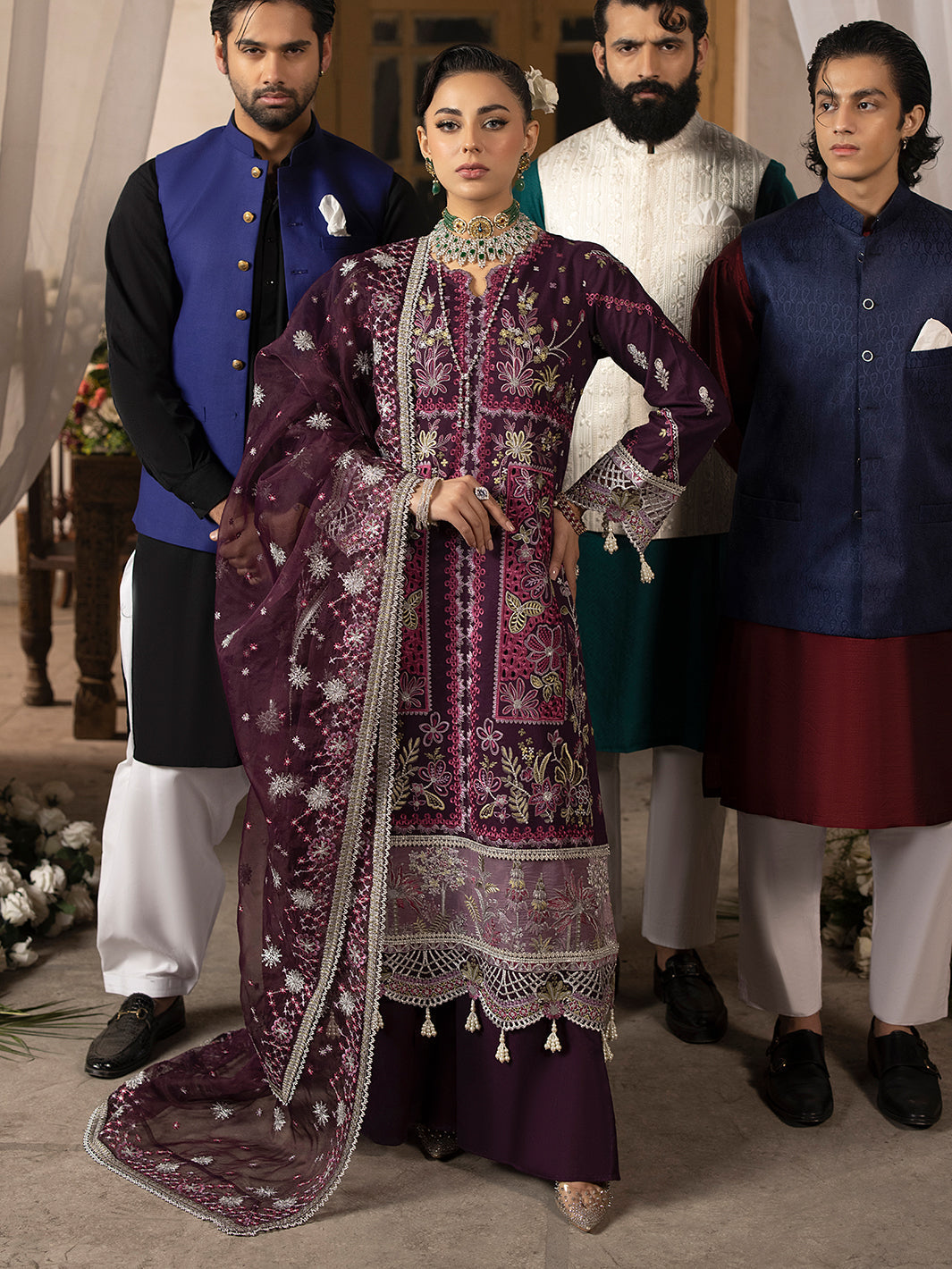 Mahnur | Mahrukh Luxury Lawn 24 | ESME - House Of Hania