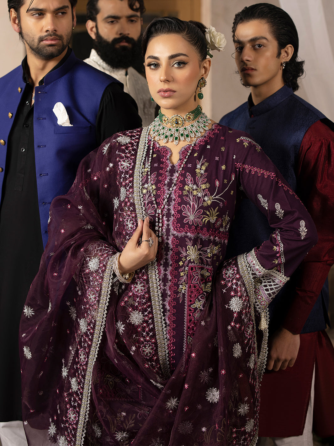 Mahnur | Mahrukh Luxury Lawn 24 | ESME - House Of Hania