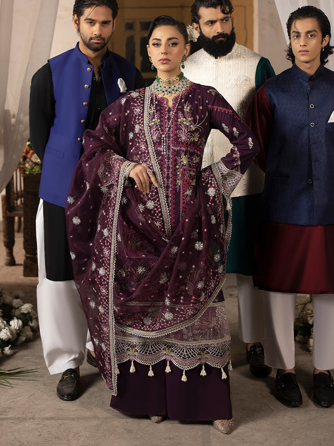 Mahnur | Mahrukh Luxury Lawn 24 | ESME - House Of Hania