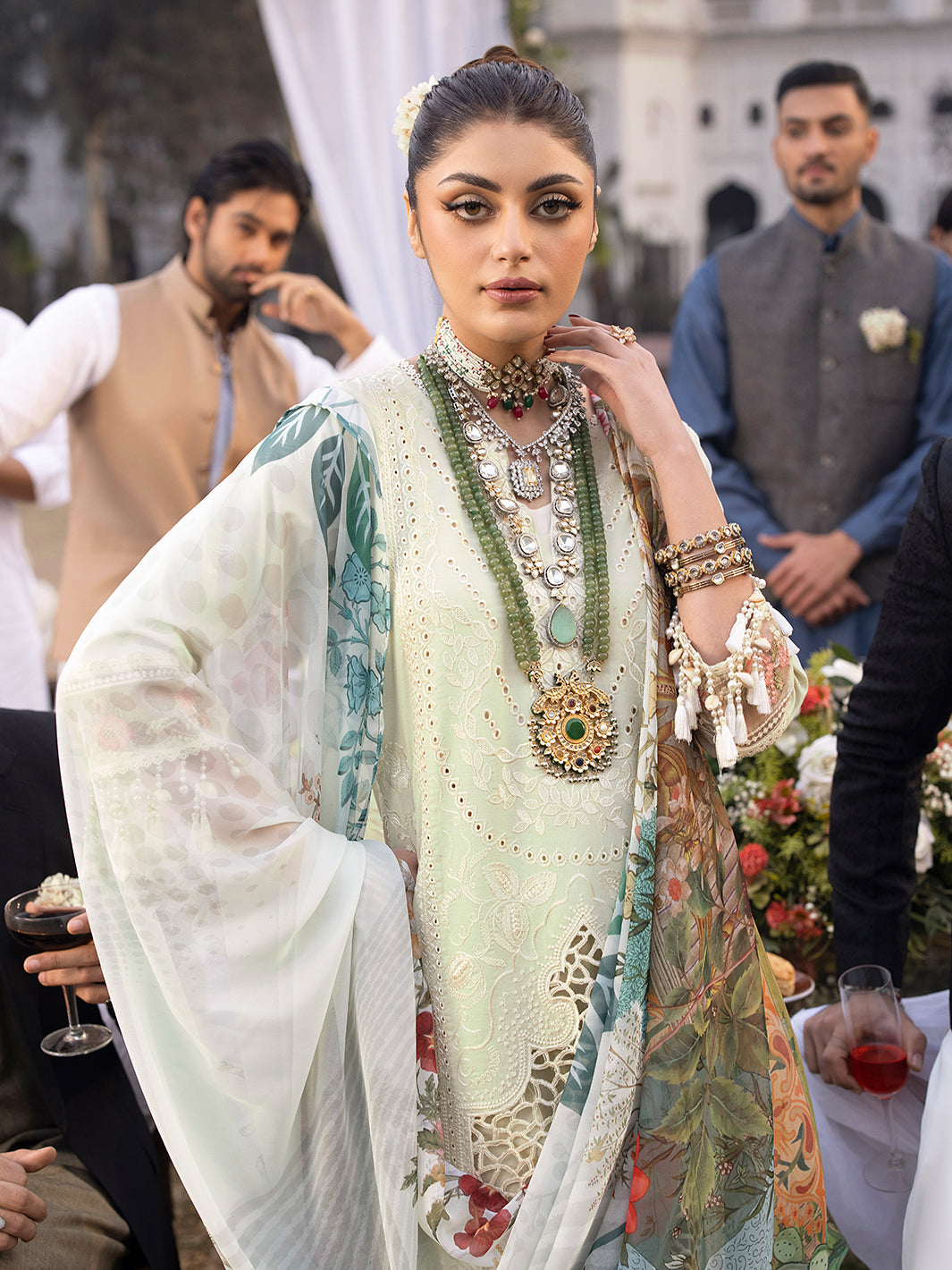 Mahnur | Mahrukh Luxury Lawn 24 | LILLY - House Of Hania