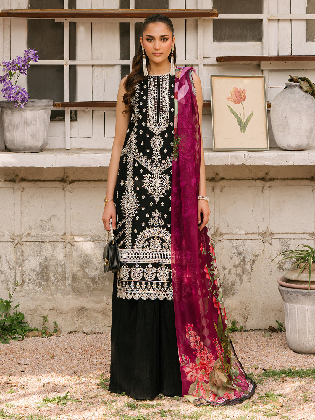 Mahnur | Masakali Luxury Lawn 24 | MK 05 - A - House Of Hania