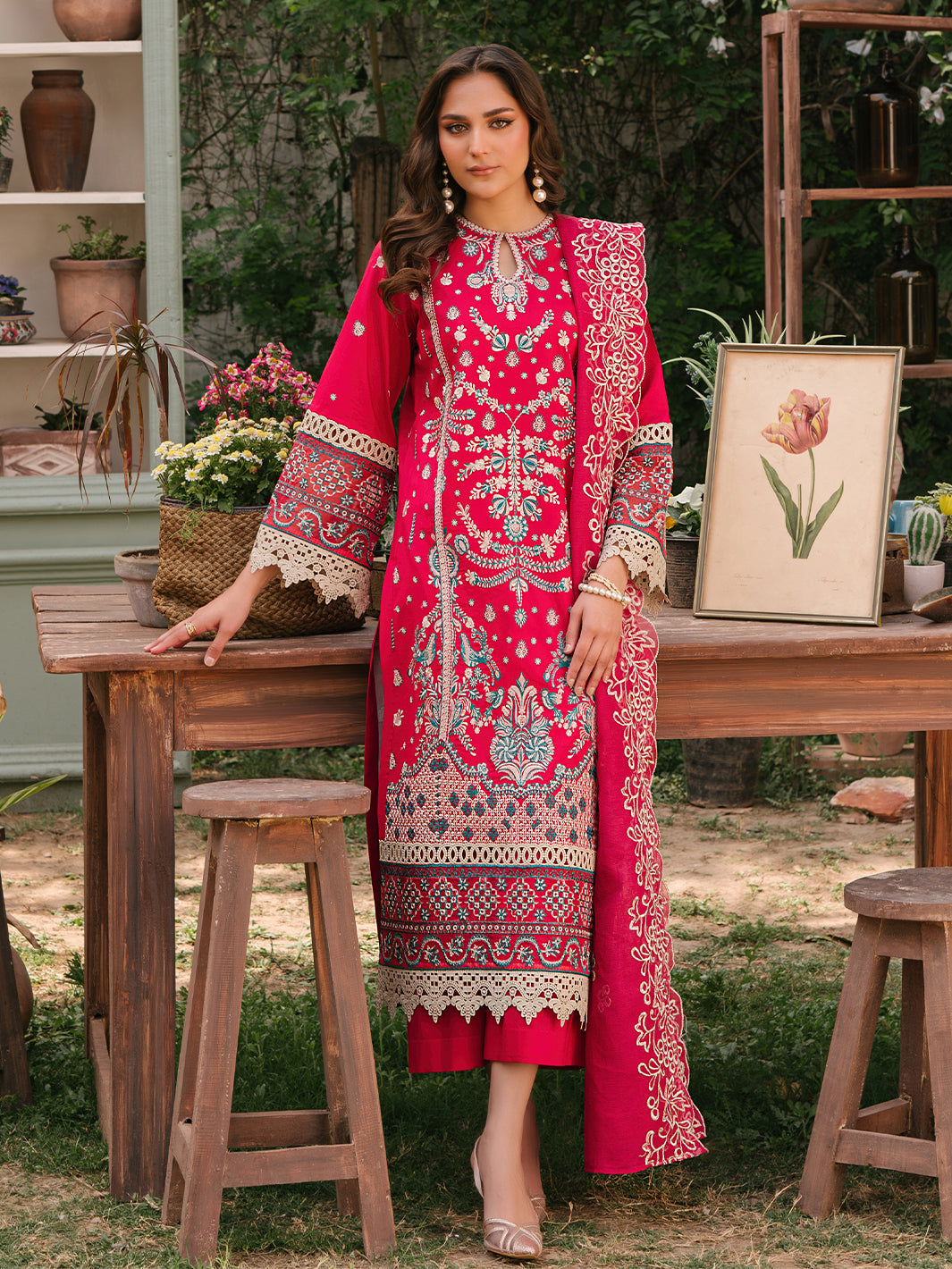Mahnur | Masakali Luxury Lawn 24 | MK 06 - B - House Of Hania