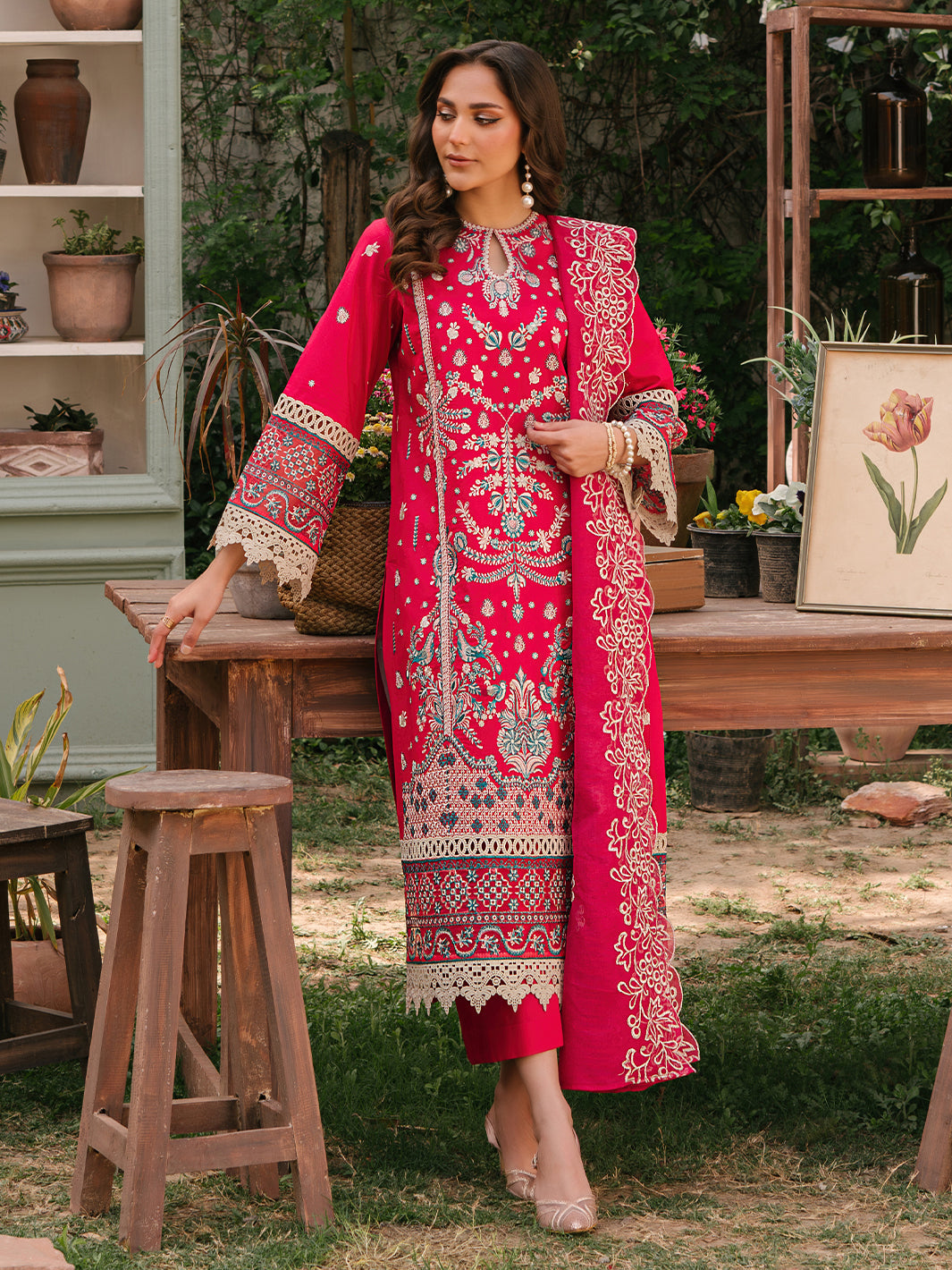 Mahnur | Masakali Luxury Lawn 24 | MK 06 - B - House Of Hania