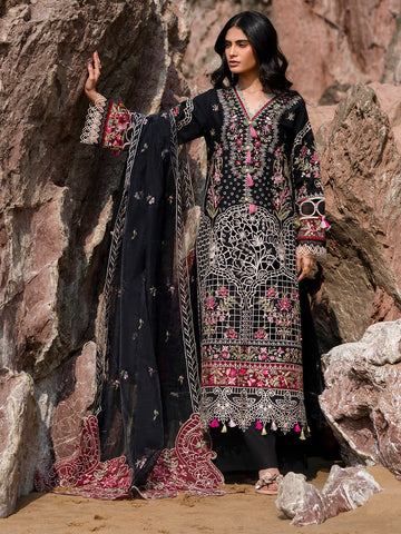Mahnur | Sirena Luxury Lawn 25 | Azure - House Of Hania