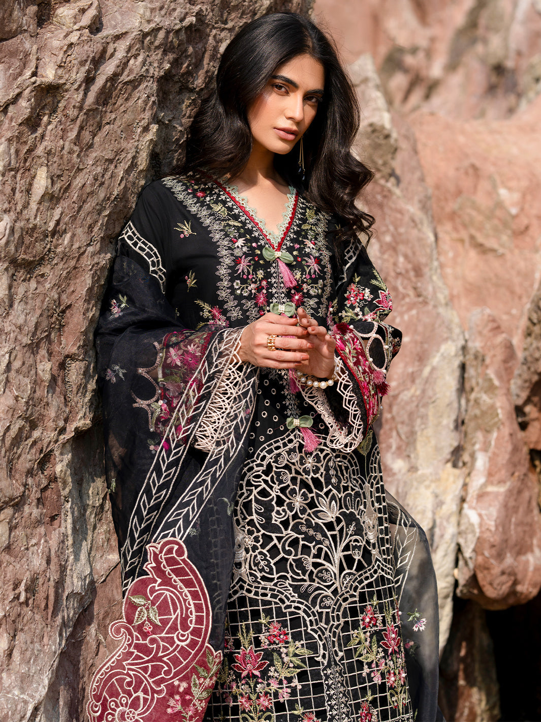 Mahnur | Sirena Luxury Lawn 25 | Azure - House Of Hania