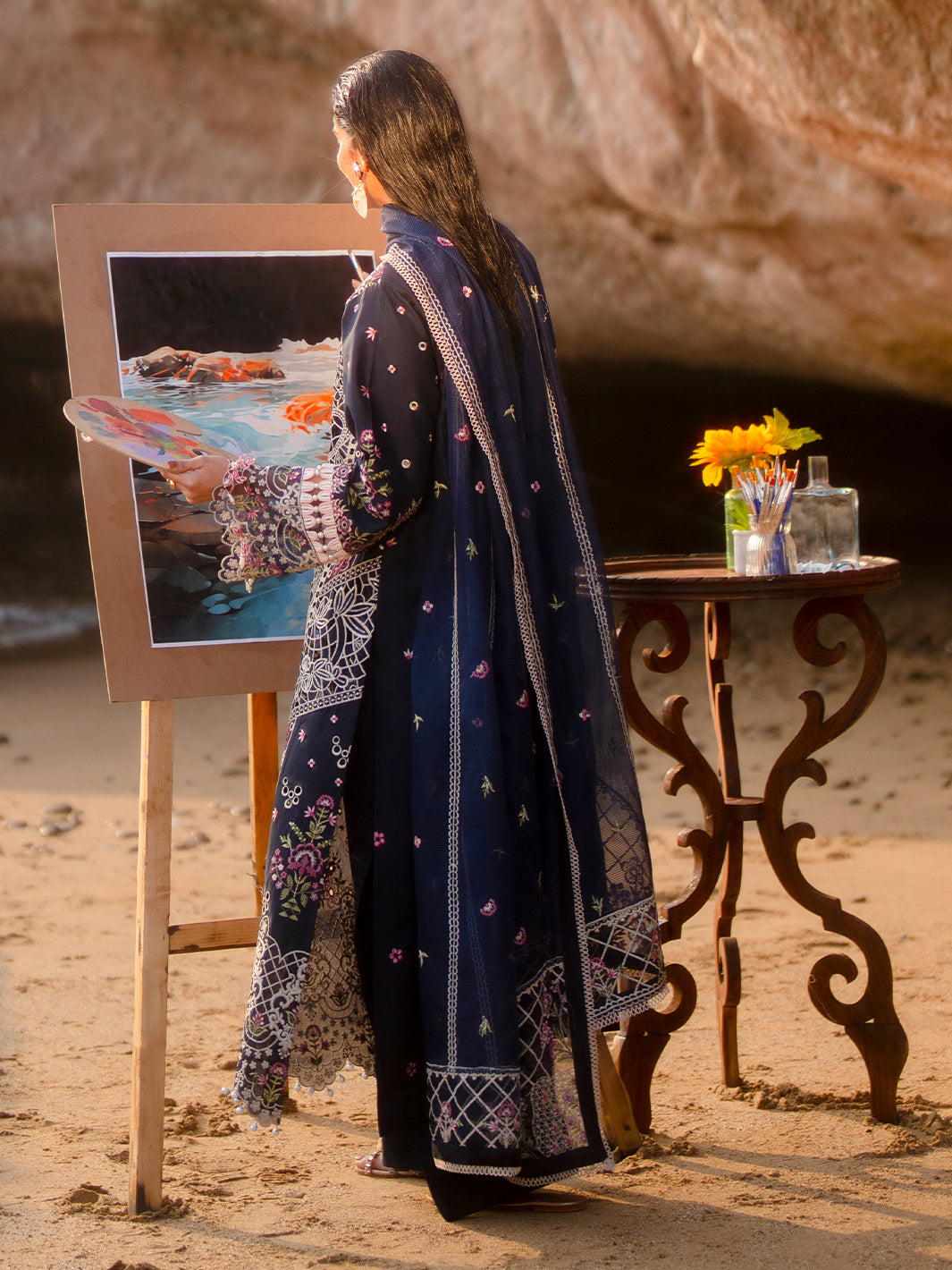 Mahnur | Sirena Luxury Lawn 25 | Derya - House Of Hania