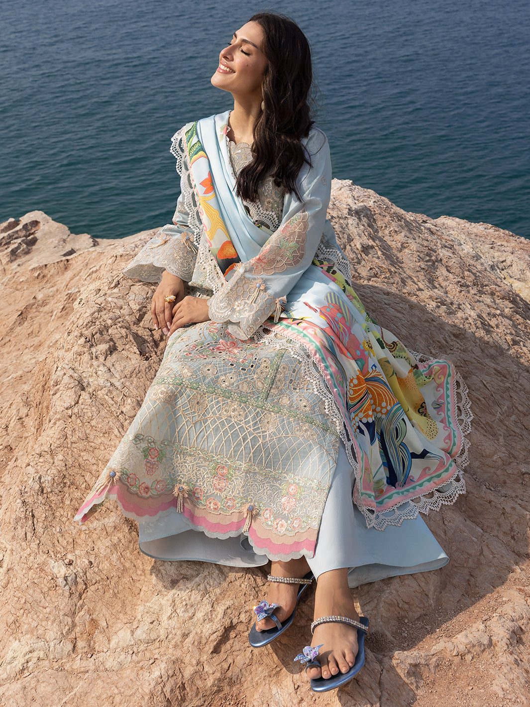 Mahnur | Sirena Luxury Lawn 25 | Luna - House Of Hania