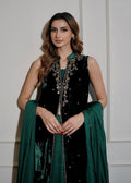 Mahum Asad | Voila Velvets | Emerald - House Of Hania
