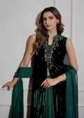 Mahum Asad | Voila Velvets | Emerald - House Of Hania