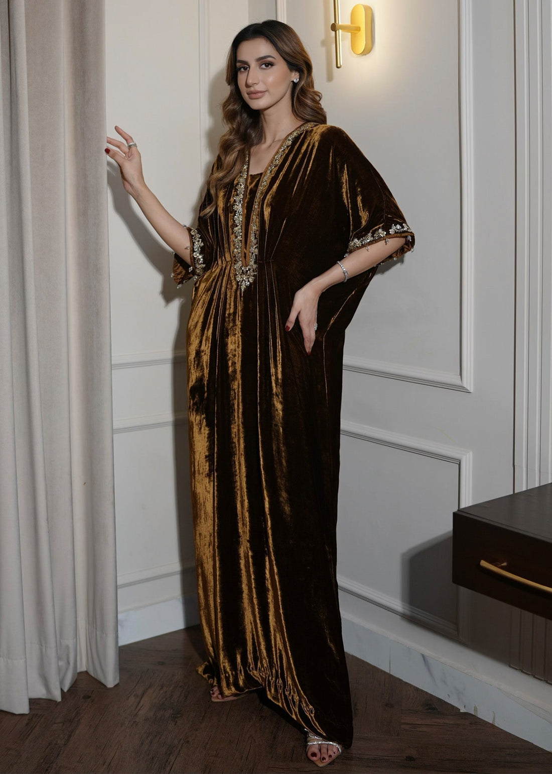 Mahum Asad | Voila Velvets | Topaz - House Of Hania