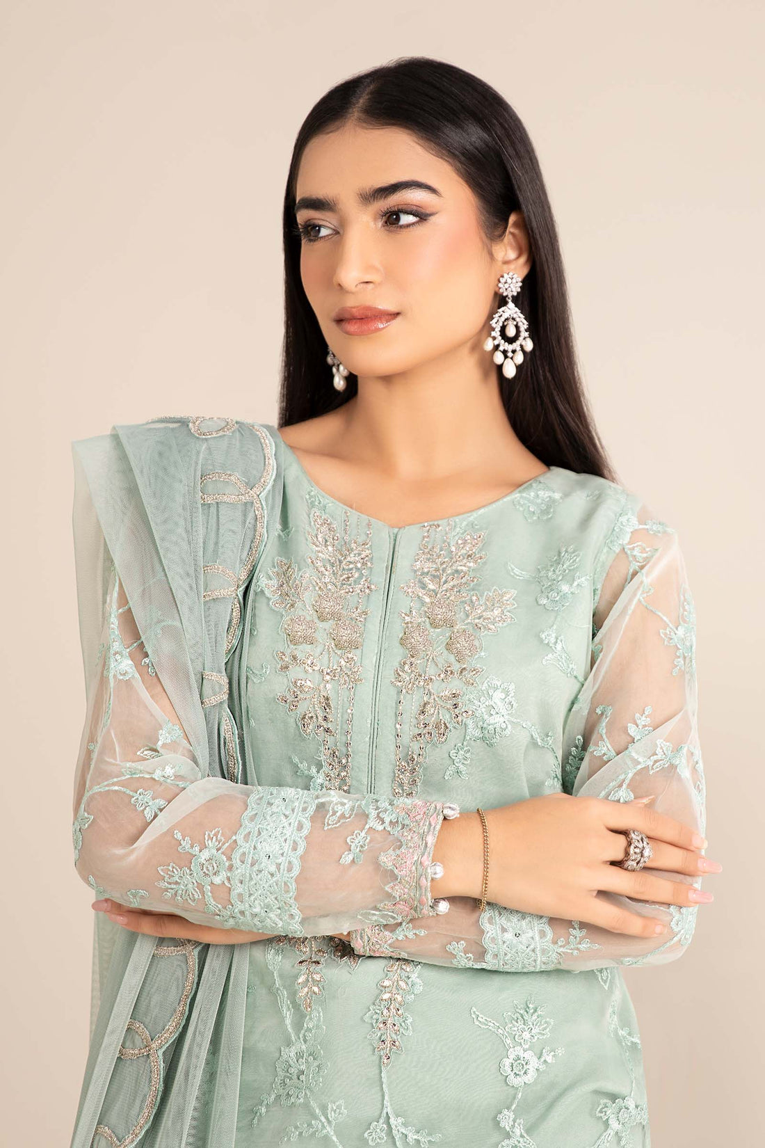 Maira B | Ready to Wear | DW-EF25-17 - House Of Hania