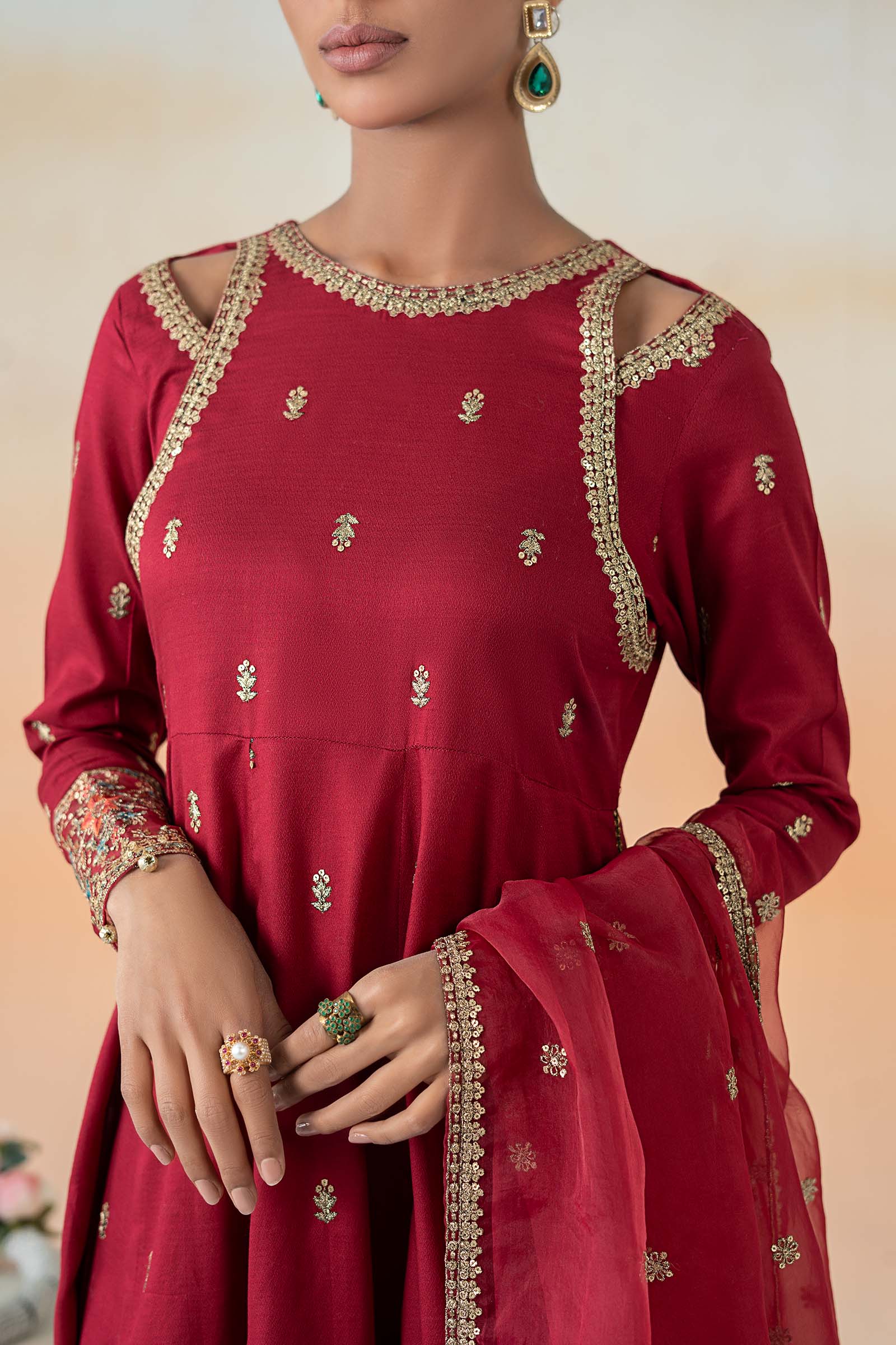 Maira B | Ready to Wear | DW-EF25-19 - House Of Hania