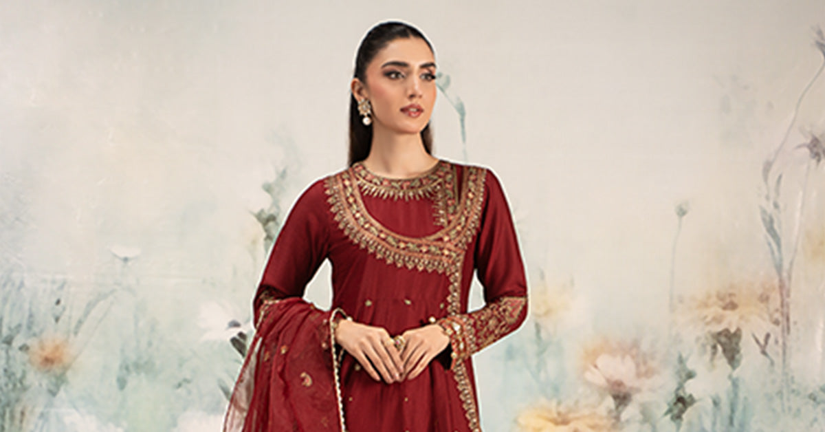 Maira B | Ready to Wear | DW-EF25-40 - House Of Hania