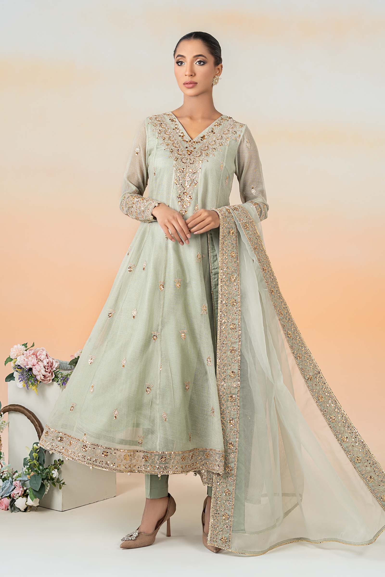 Maira B | Ready to Wear | DW-EF25-88 - House Of Hania