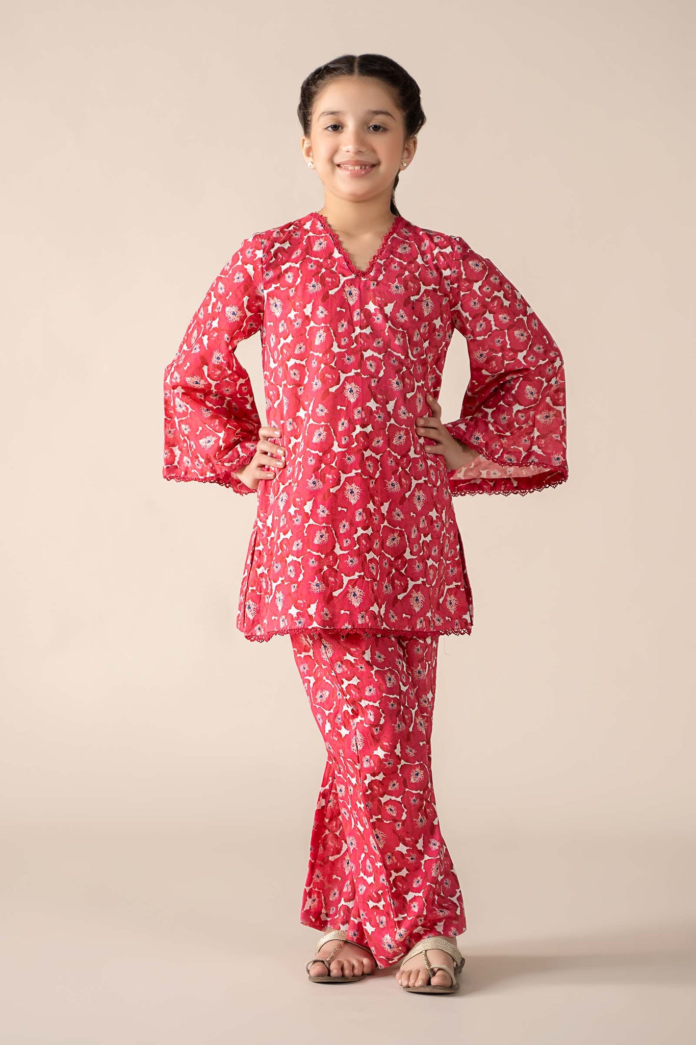 Maria B | 2 Piece Printed Lawn Suit | MKD-EF25-69 - House Of Hania