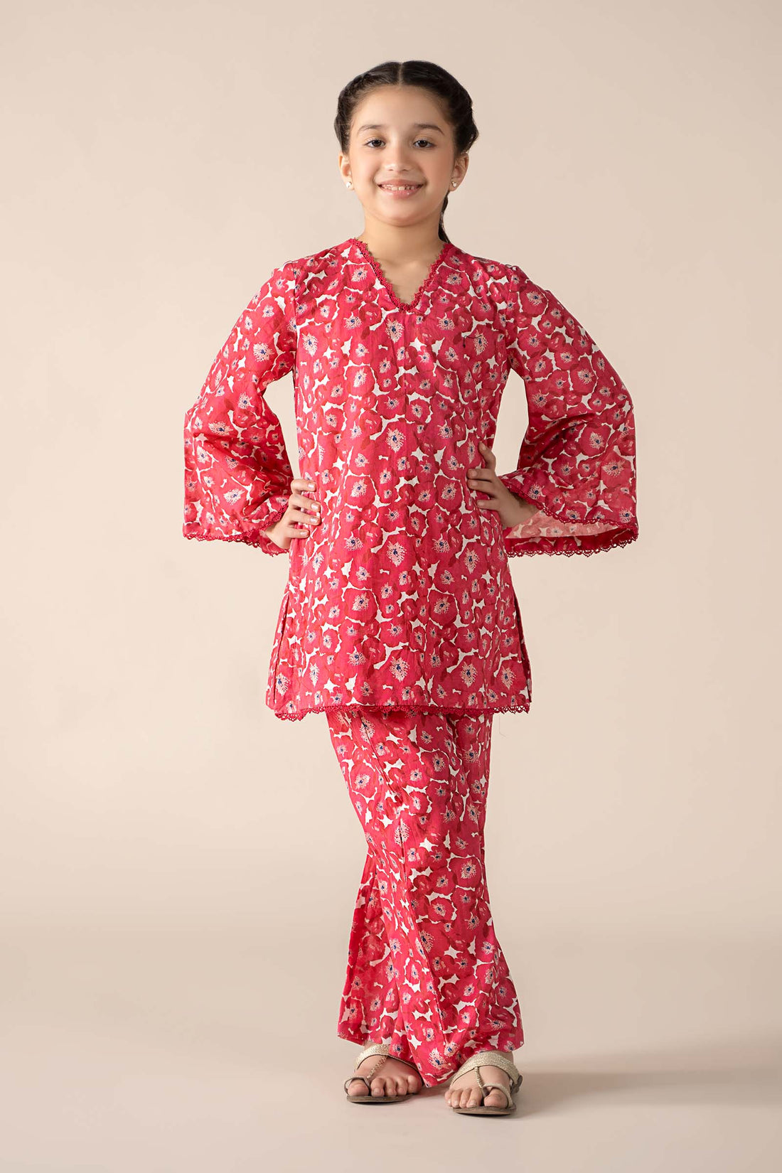 Maria B | 2 Piece Printed Lawn Suit | MKD-EF25-69 - House Of Hania