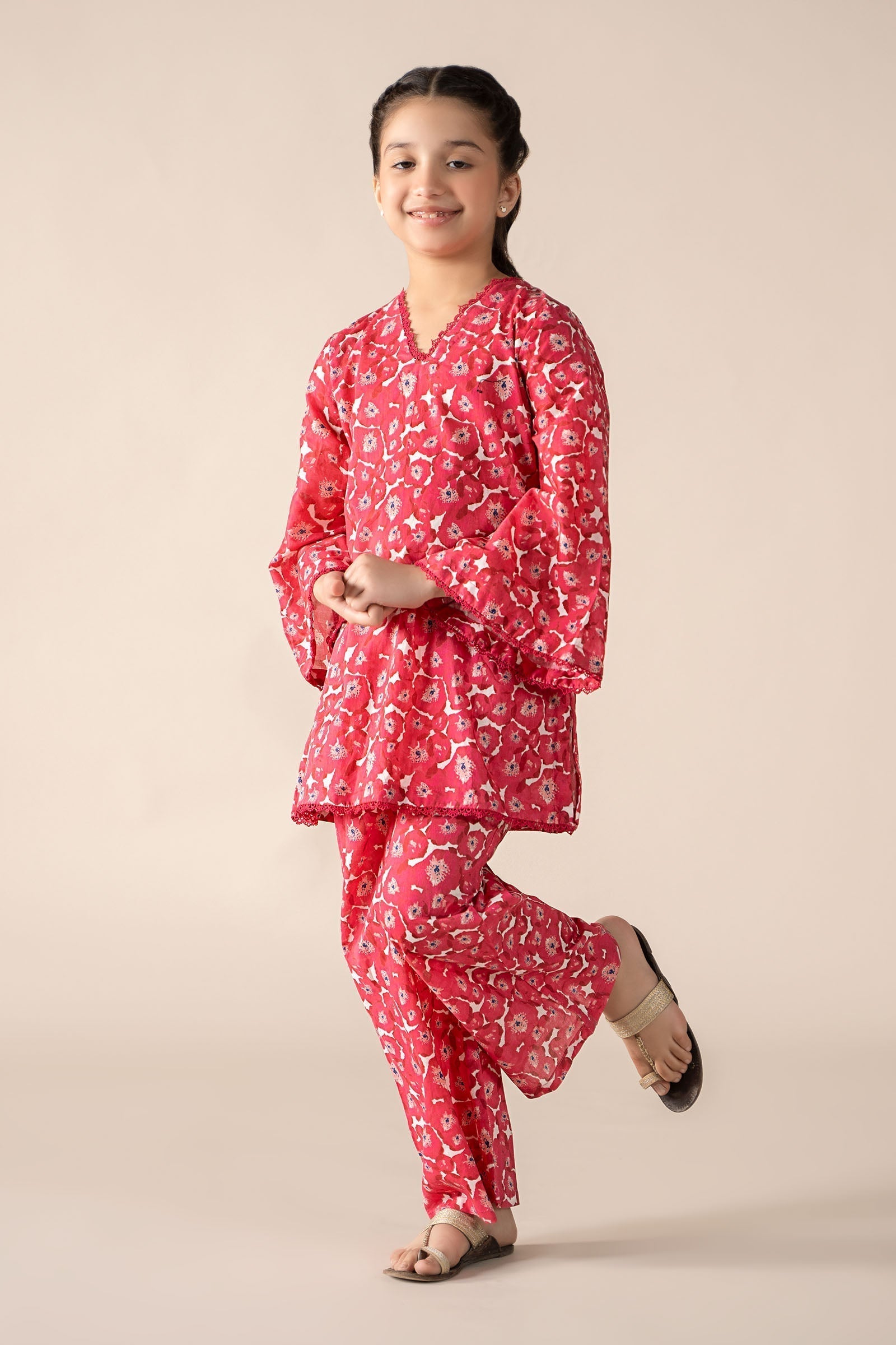 Maria B | 2 Piece Printed Lawn Suit | MKD-EF25-69 - House Of Hania