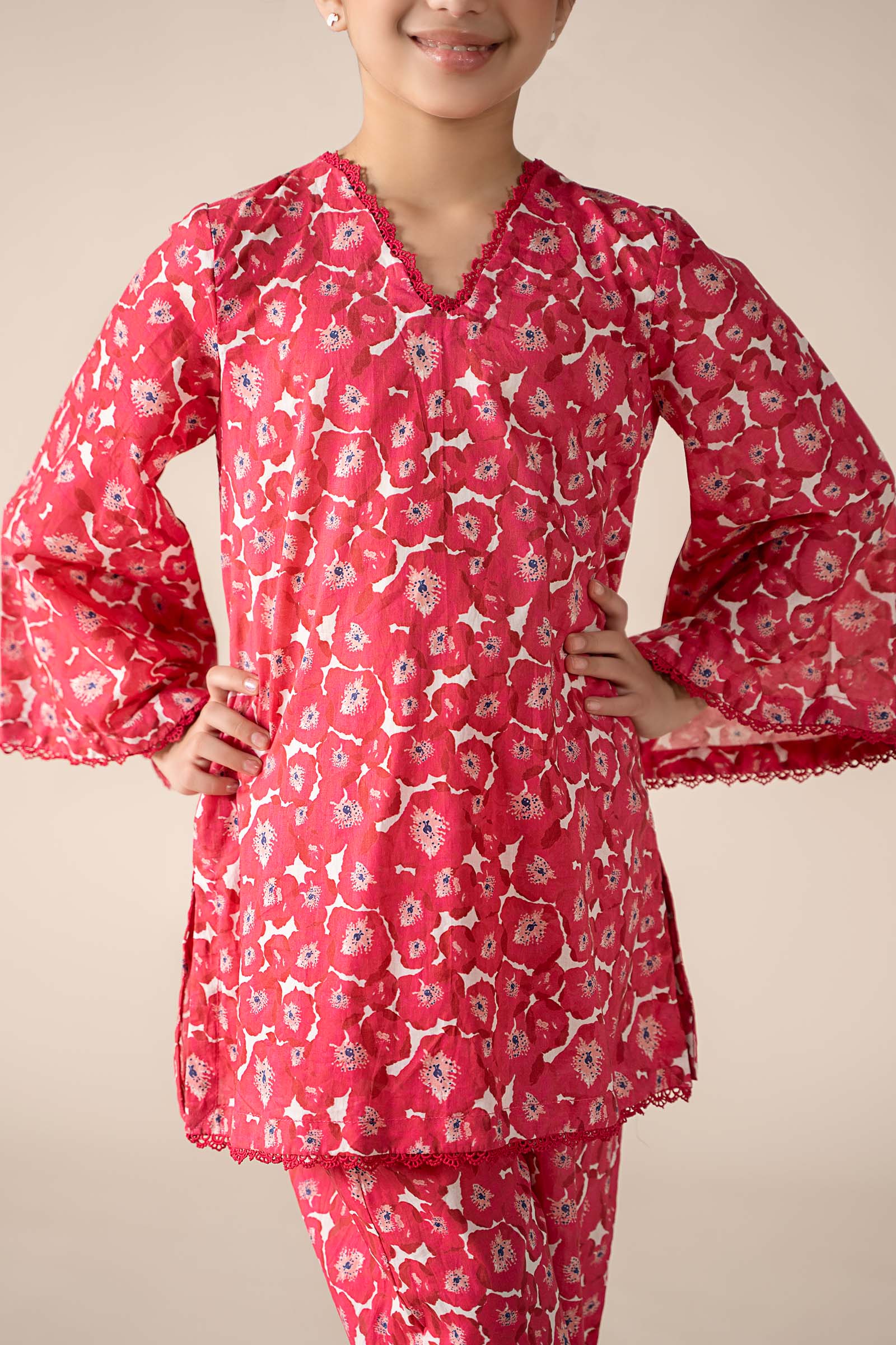 Maria B | 2 Piece Printed Lawn Suit | MKD-EF25-69 - House Of Hania