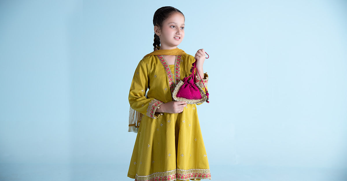 Maria B | 3 Piece Dyed Dobby Lawn Suit | MKD-EA24-10 - House Of Hania