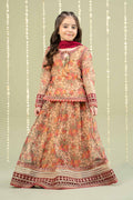 Maria B | 3 Piece Embroidered Cotton Maoori Net Suit | MKS-W24-35 - House Of Hania
