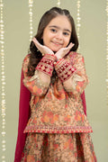 Maria B | 3 Piece Embroidered Cotton Maoori Net Suit | MKS-W24-35 - House Of Hania