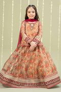 Maria B | 3 Piece Embroidered Cotton Maoori Net Suit | MKS-W24-35 - House Of Hania