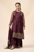 Maria B | 3 Piece Embroidered Cotton Net Suit | MKS-W24-01 - House Of Hania