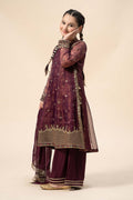 Maria B | 3 Piece Embroidered Cotton Net Suit | MKS-W24-01 - House Of Hania