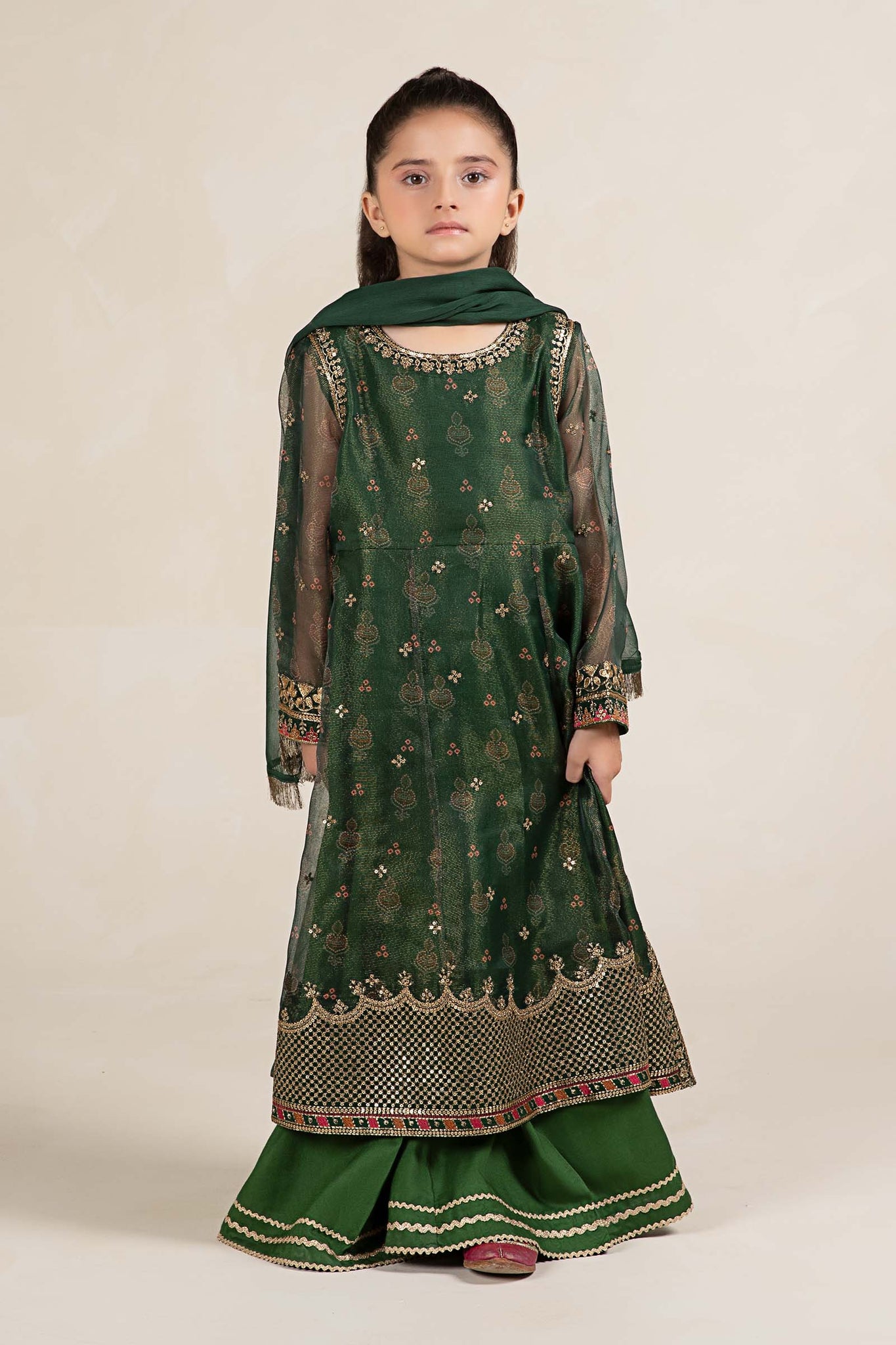 Maria B | 3 Piece Embroidered Cotton Net Suit | MKS-W24-01 - House Of Hania