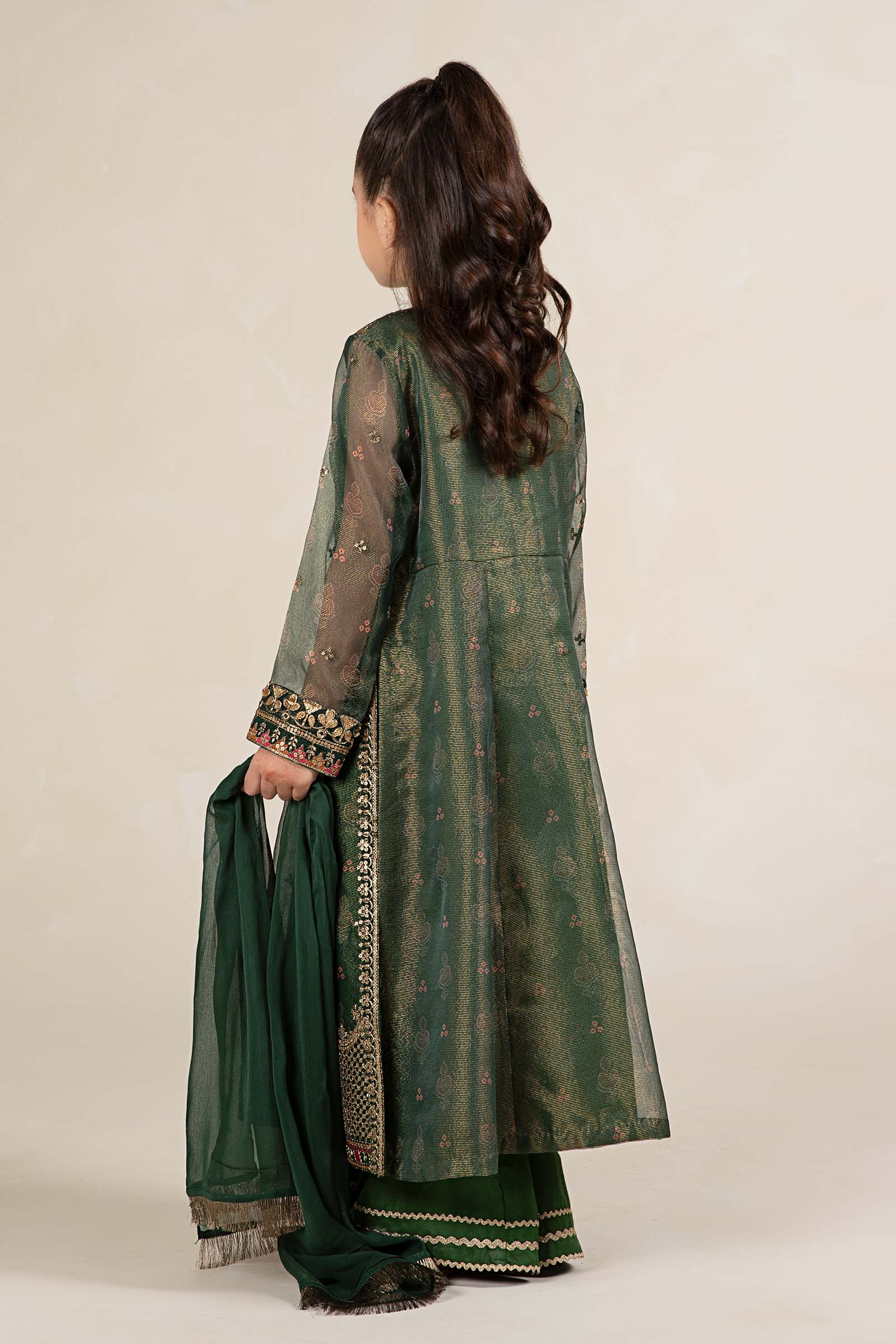Maria B | 3 Piece Embroidered Cotton Net Suit | MKS-W24-01 - House Of Hania